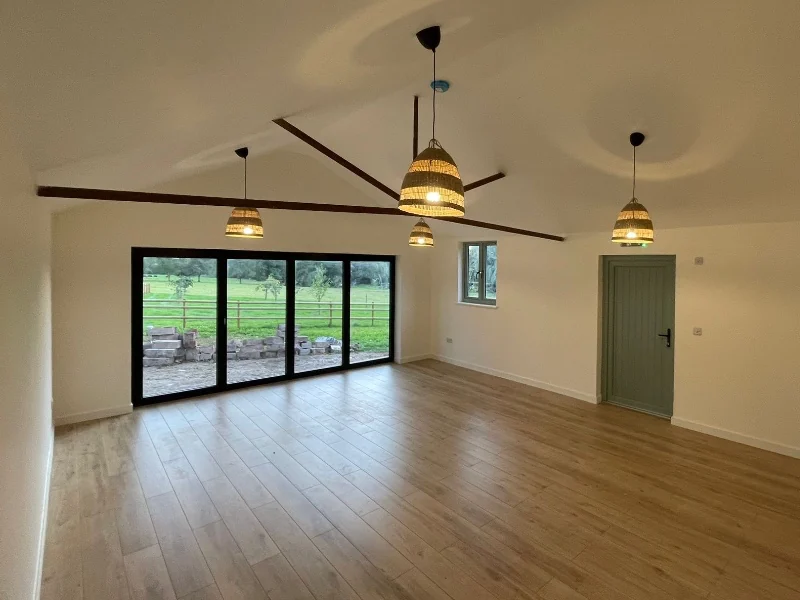 A newly renovated barn conversion